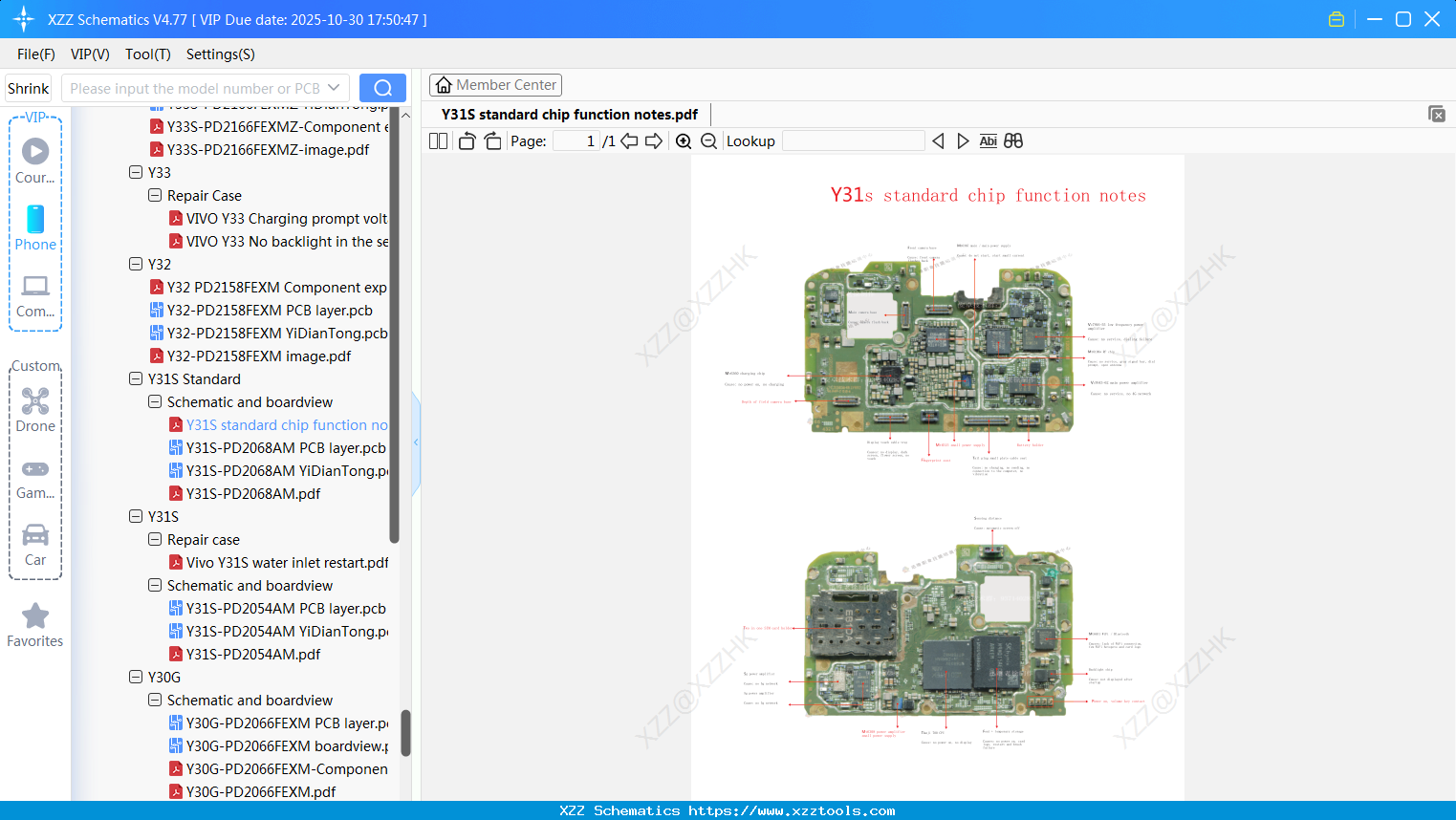VIVO Y31S Standard Chip Function Notes